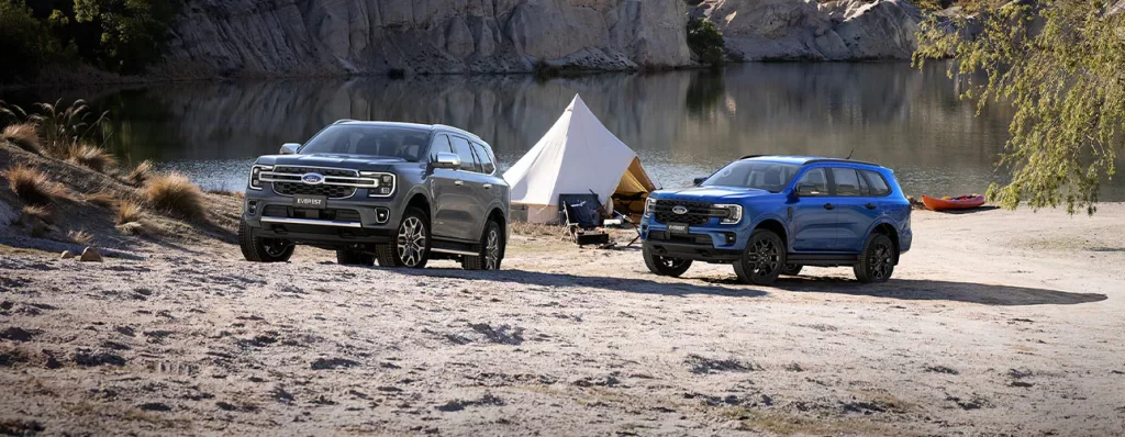 xe ford everest thế hệ mới bên địa hình