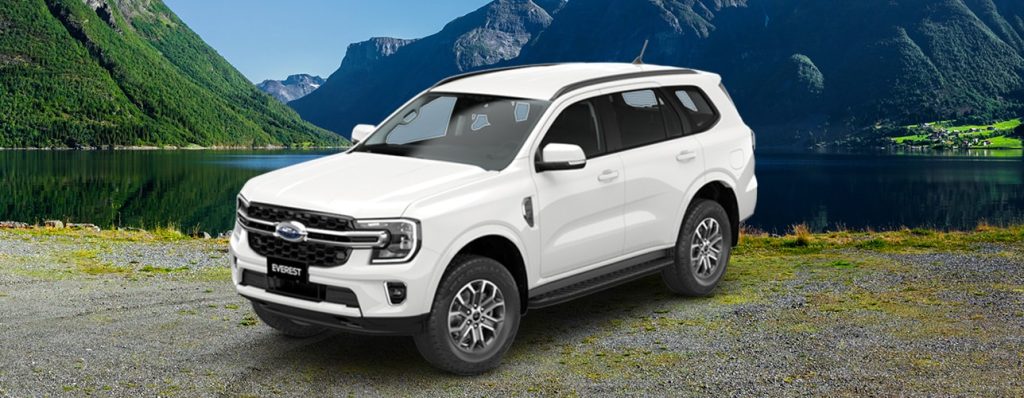 ford everest ambiente màu trắng