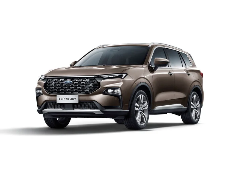 xe ford territory màu nâu