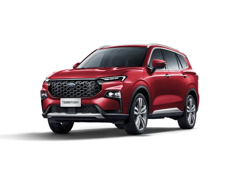 xe ford territory màu đỏ