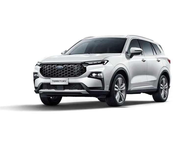 xe ford territory màu trắng